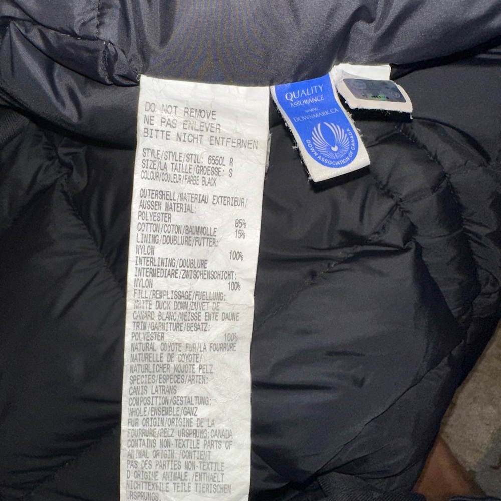 Canada Goose Trillium Black Parka with Fur - Picture 10 of 12